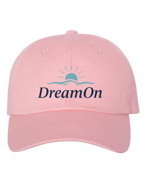 DreamOn embroidered cap in pink